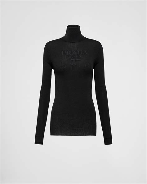 prada sweater sale|prada turtleneck sweater.